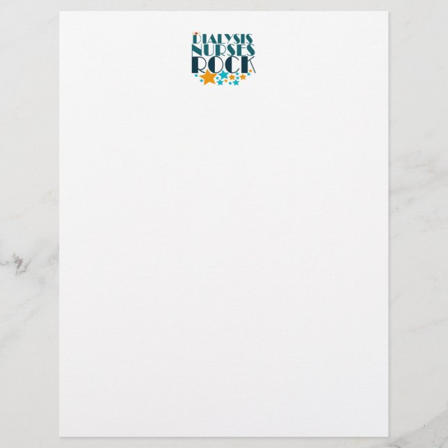 Lámina Rock de enfermeras de diálisis (Anverso)