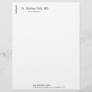 Lámina Rod de Asclepius [símbolo médico]