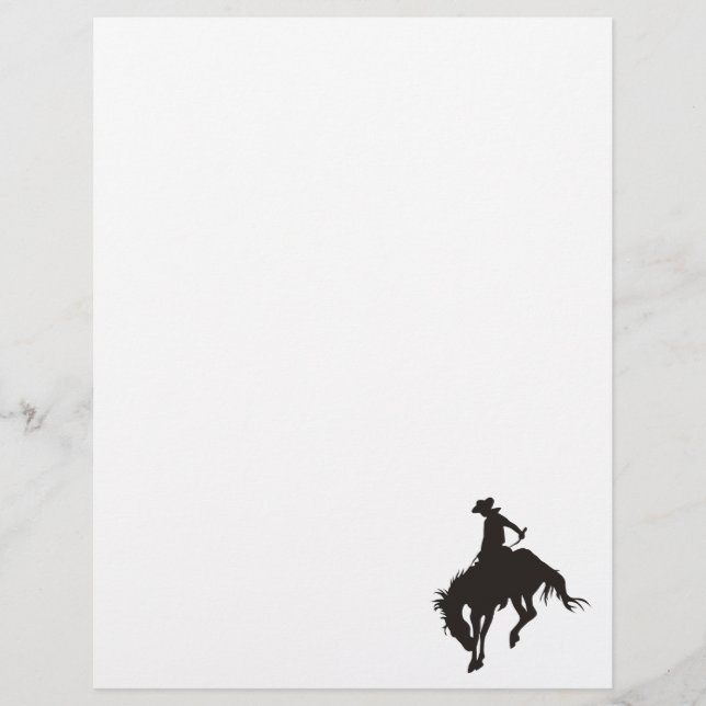Lámina Rodeo Cowboy (Anverso)