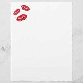 LÁMINA ROJO EMO GRY LIPS KISSES LIPSTICK TRES LOVE FLIRT