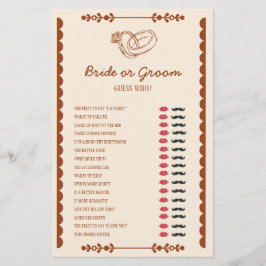 Lámina Romance occidental: Novia o juego de ducha Groom