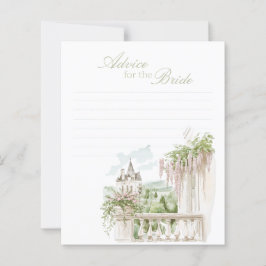 Lámina Romántico Consejo De Chateau Francés Para La Novia