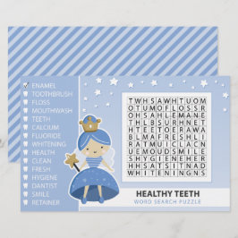 Lámina Rompecabezas de búsqueda de palabras. Juego de Fie