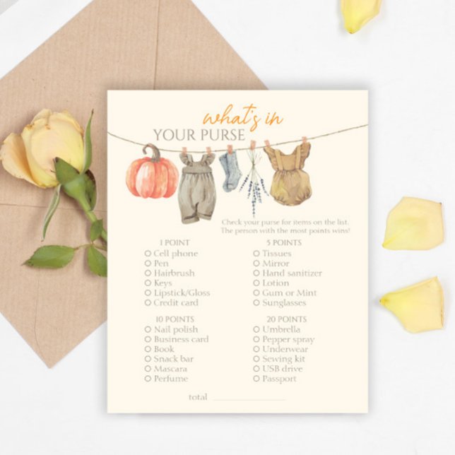 Lámina Ropa de calabaza en tu juego de bolso (Subido por el creador)