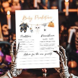 Lámina Ropa de Halloween Little Boo Baby Predictions