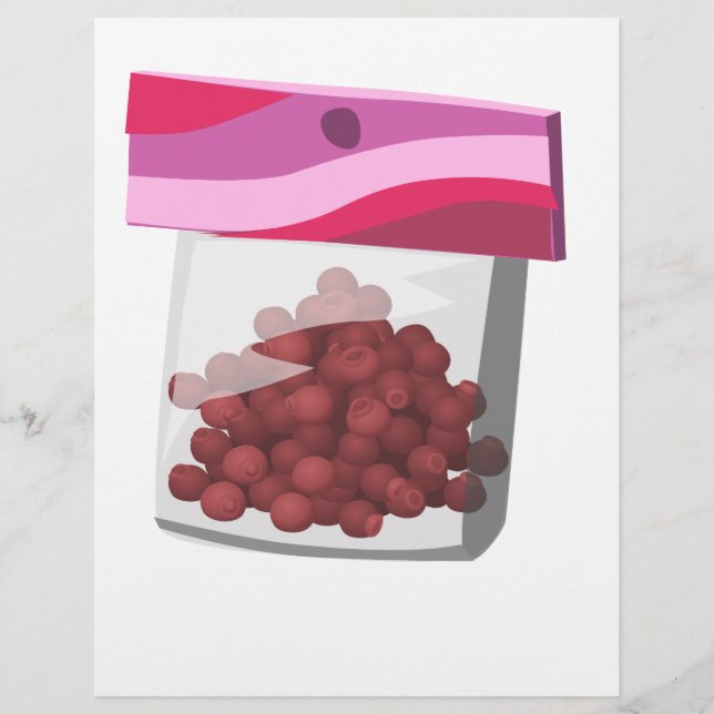 Lámina Ropa de postre de Glitch Food (Anverso)