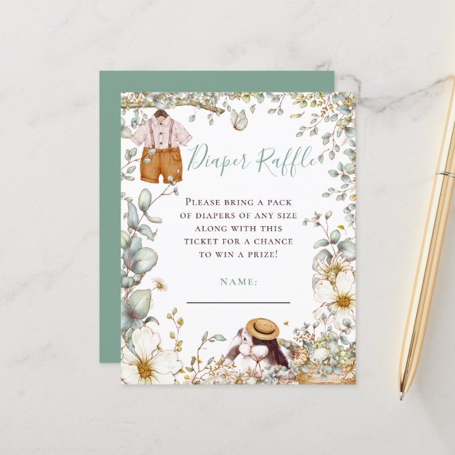 Lámina Ropa de ropa de conejito de presupuesto Diaper Raf (Anverso/Reverso In Situ)