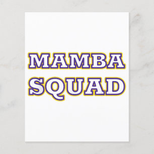 Lámina Ropa divertida del escuadrón Mamba para amantes de