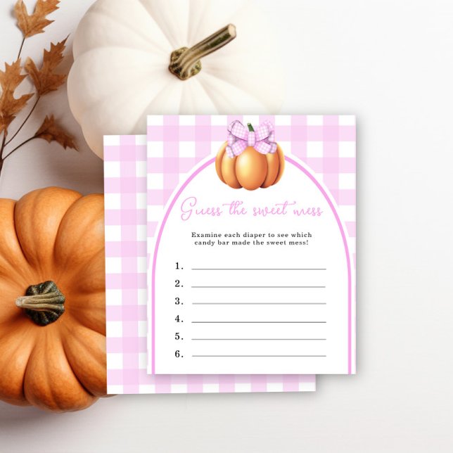 Lámina Ropa rosa de calabaza Adivina el dulce juego de de (Subido por el creador)