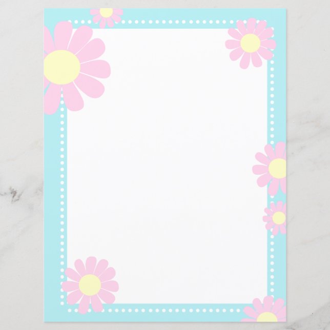 Lámina Rosa azul margarita (Anverso)