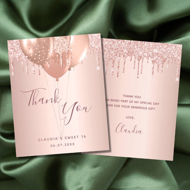 Lámina Rosa de cumpleaños presupuesto purpurina de oro ru (Subido por el creador)