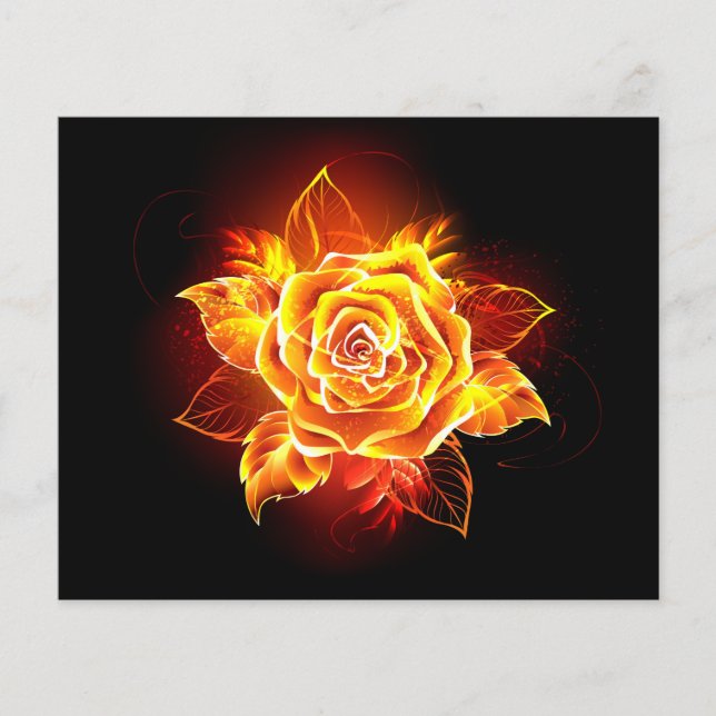 Lámina Rosa de incendios en auge (Anverso)