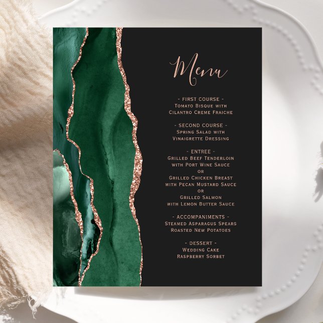 Lámina Rosa de oro verde esmeralda presupuestal Agate Bod (Subido por el creador)