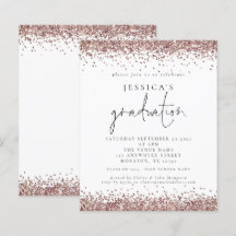 Rosa de presupuesto Purpurina de oro 2024 Graduaci