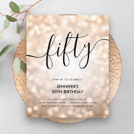 Lámina ROSA DE PRESUPUESTO Purpurina de oro enciende 50 c