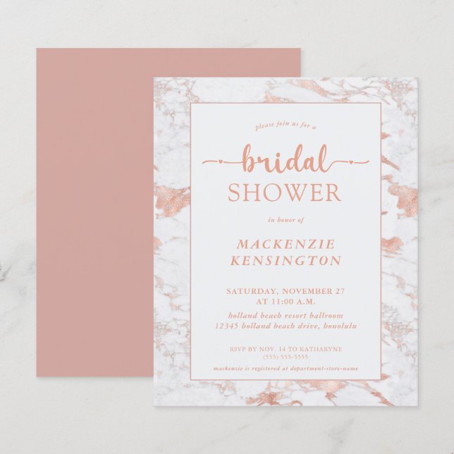 Lámina Rosa de presupuesto Relieve metalizado dorado Marb (Anverso / Reverso)