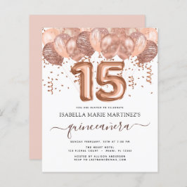 Lámina Rosa de Presupuestos Globos de Oro Celebración de 