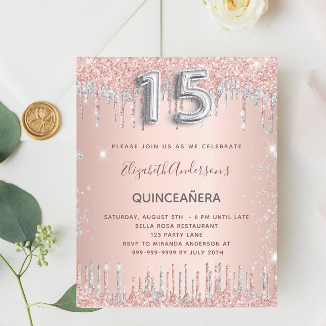 Lámina Rosa de purpurina de plata de oro de Budget Quince (Subido por el creador)