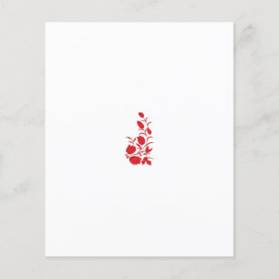 Lámina Rosa Madder, diseño floral de Thunderbird