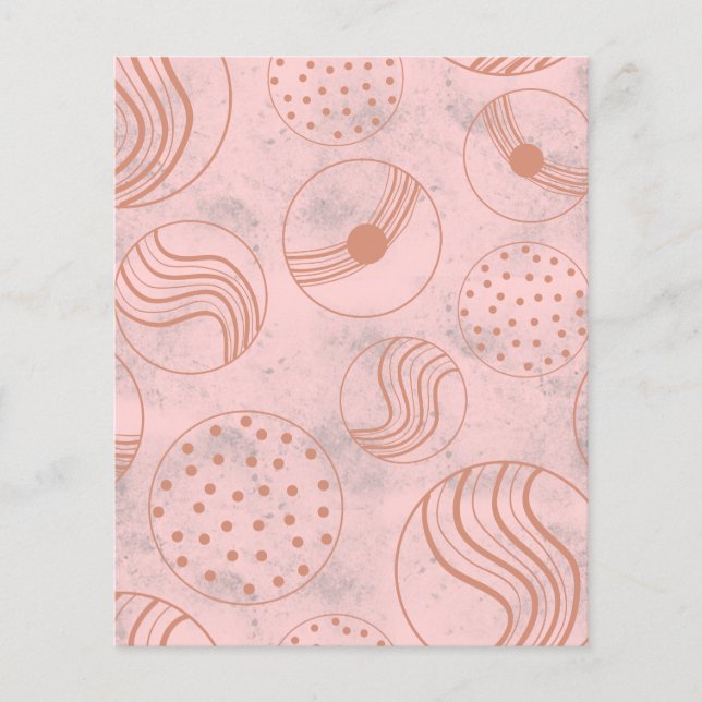 Lámina Rosa navidades de oro bolas papel de libro de reco (Anverso)