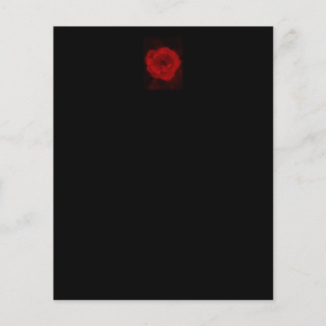 Lámina Rosa negra y roja. (Anverso)