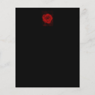Lámina Rosa negra y roja.
