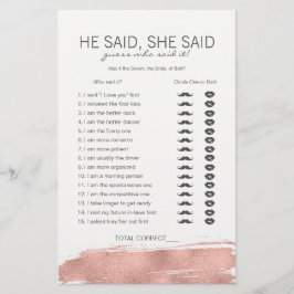 Lámina Rosa Noche De Pincel De Oro Dijo Que Era Juego