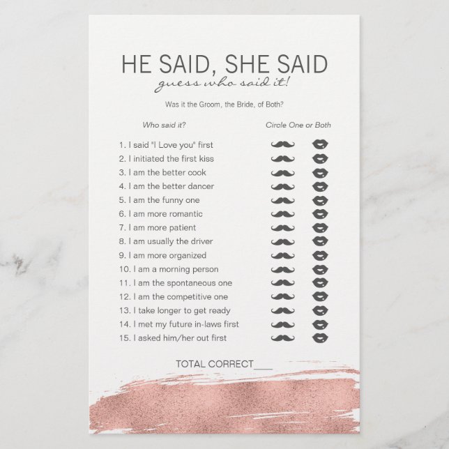 Lámina Rosa Noche De Pincel De Oro Dijo Que Era Juego (Anverso)