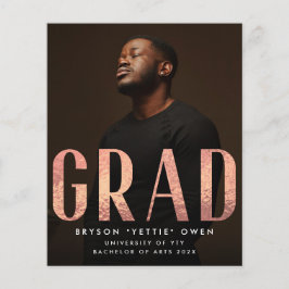 Lámina Rosa personalizado Relieve metalizado dorado Nick 