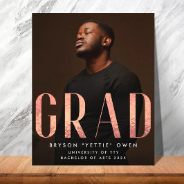 Lámina Rosa personalizado Relieve metalizado dorado Nick 