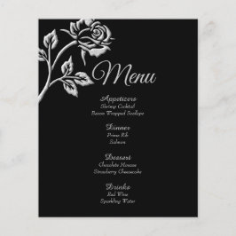 Lámina Rosa plateado simple