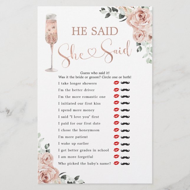 Lámina Rosa Polvoriento Rosado Pétalos Prosecco Dijo Que (Anverso)