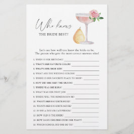 Lámina Rosa Prosecco - Quién conoce el mejor juego de nov