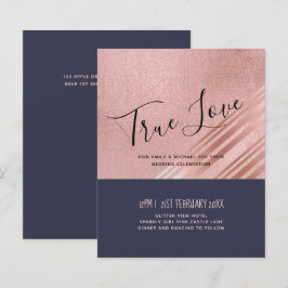 Lámina Rosa Purpurina azul de la Marina de Oro Relieve me