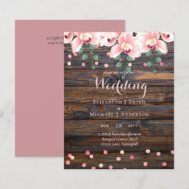 Lámina Rosa Rústico Boda Floral Rosa