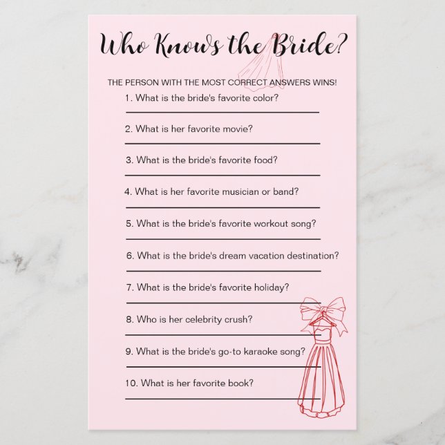 Lámina Rosa y Rojo divertidos que conocen el juego de nov (Anverso)