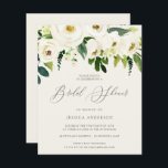 Lámina Rosas blancas en una invitación a bañarse en un pr<br><div class="desc">Rosas blancas en una invitación a bañarse en un presupuesto</div>