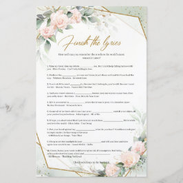 Lámina Rosas bohemios de estilo rústico eucalipto Acaban