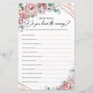 Lámina rosas de Rubor Qué Bien Conoce A La Mami