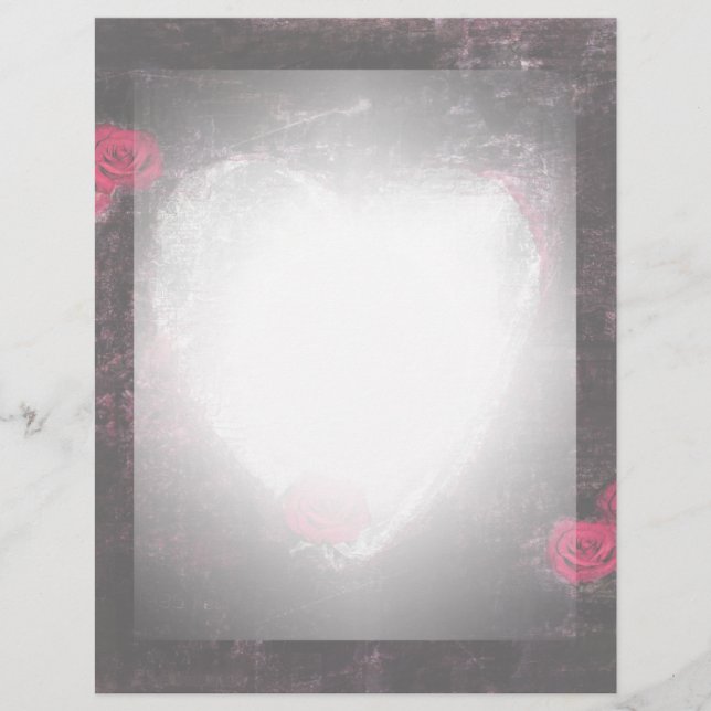 Lámina Rosas oscuros y elegantes (Anverso)
