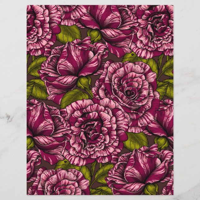 Lámina Rosas para ti (Anverso)