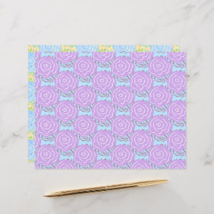 Lámina Rosas Pastel Tradicional Tradicional 2