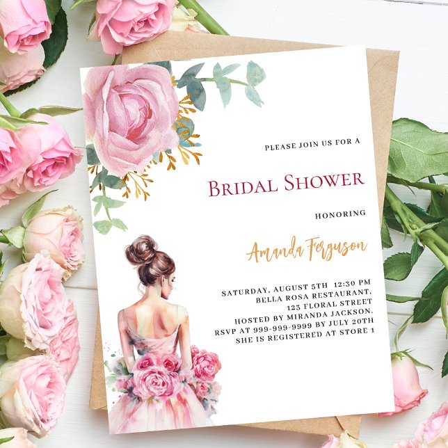 Lámina Rosas rosas rosas rosas bodas vestido Bridal Ducha (Subido por el creador)