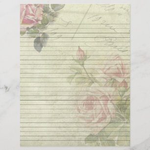 Lámina Rosas Vintage Parchment (Look) Receta en línea Ins