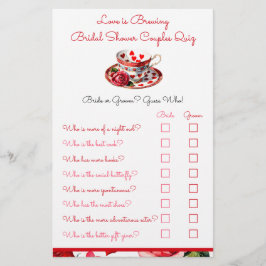 Lámina Rosas y juego de duchas de preguntas y respuestas 