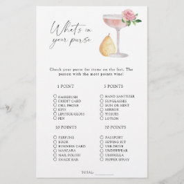 Lámina Rose Prosecco - ¿Qué hay en tu juego de bolso?