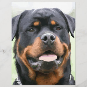 Lámina rottweiler