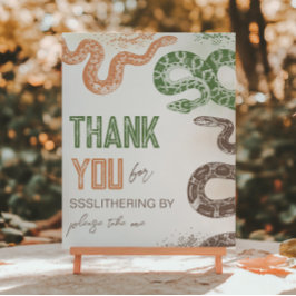 Lámina Rótulo a favor de la fiesta de la serpiente editab