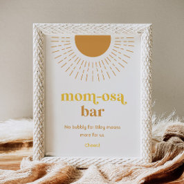 Lámina Rótulo Bar Sun Mom-Osa