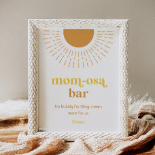 Lámina Rótulo Bar Sun Mom-Osa